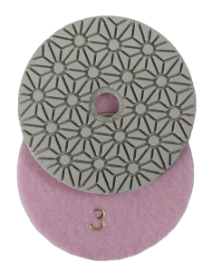 Tarcza polerska diamentowa 100 mm-gran. 3 DRY / WET