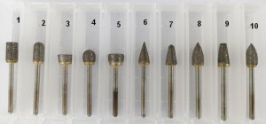 Frez diamentowy uchwyt 3 mm  NR 3 / szt   