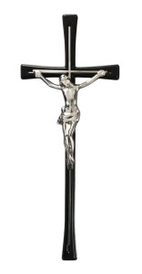 Krzyż  nagrobny - na pomnik 49 cm aluminium  