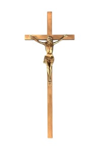 Krzyż nagrobny - na pomnik z pasyjką 50 cm   