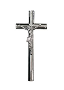 Krzyż nagrobny - na pomnik 30 cm chrom 